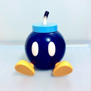 Universal Studios Japan Super Mario World Bob-Omb Canister Container Jar Cute